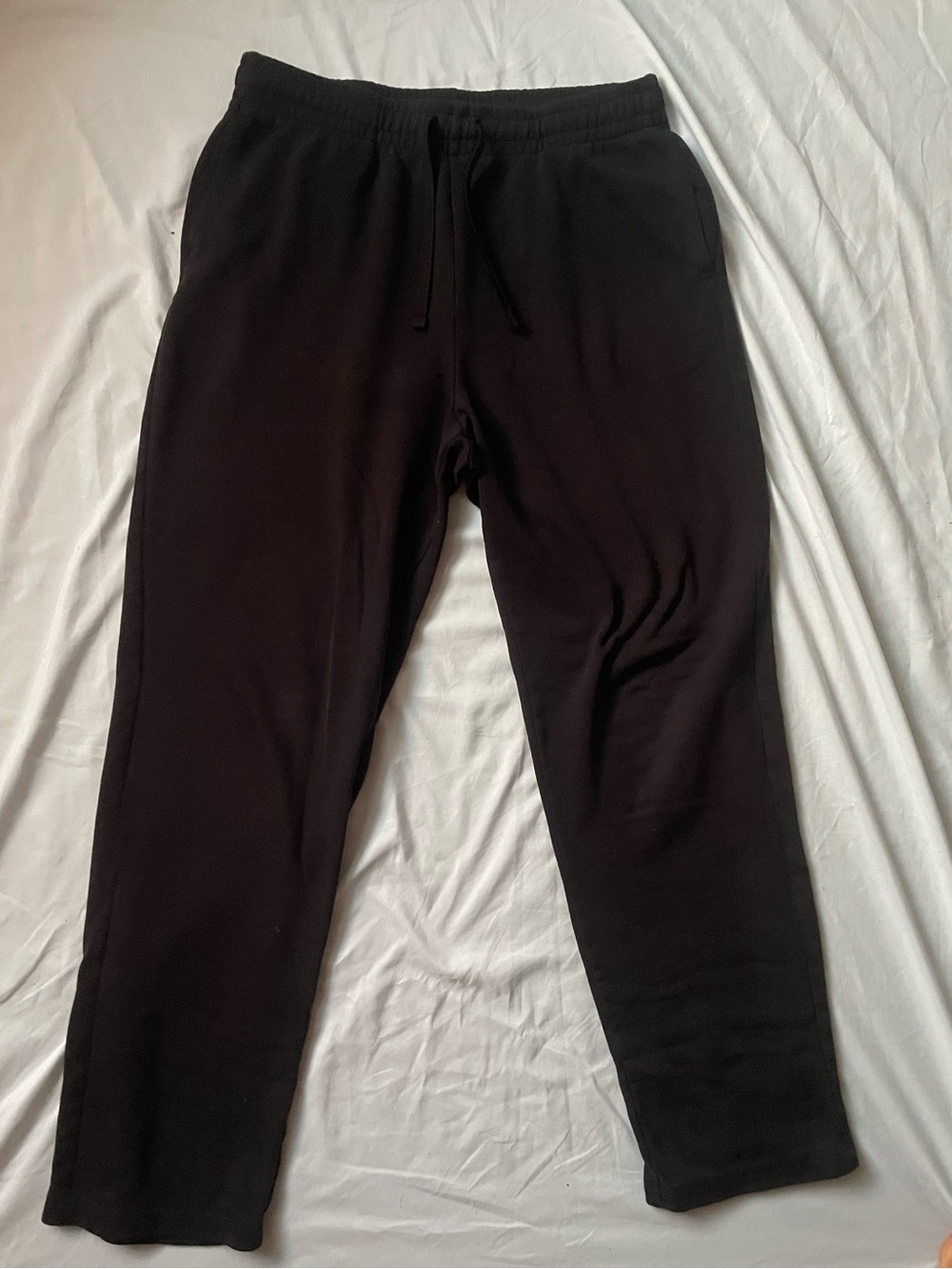 Men's Black Sweatpants Comfortable Lounge Pants